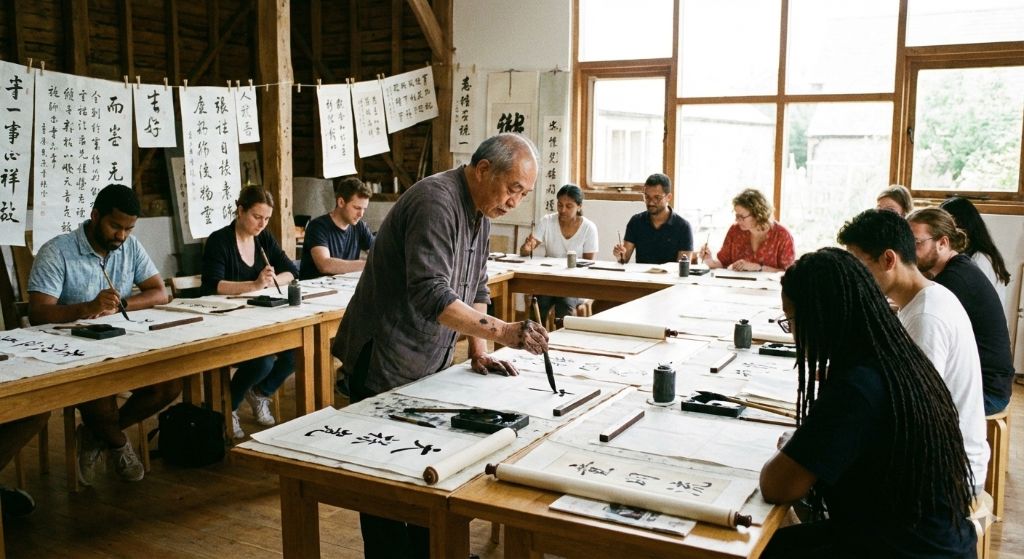 Calligraphy Workshop - Traditional Japanese calligraphy class